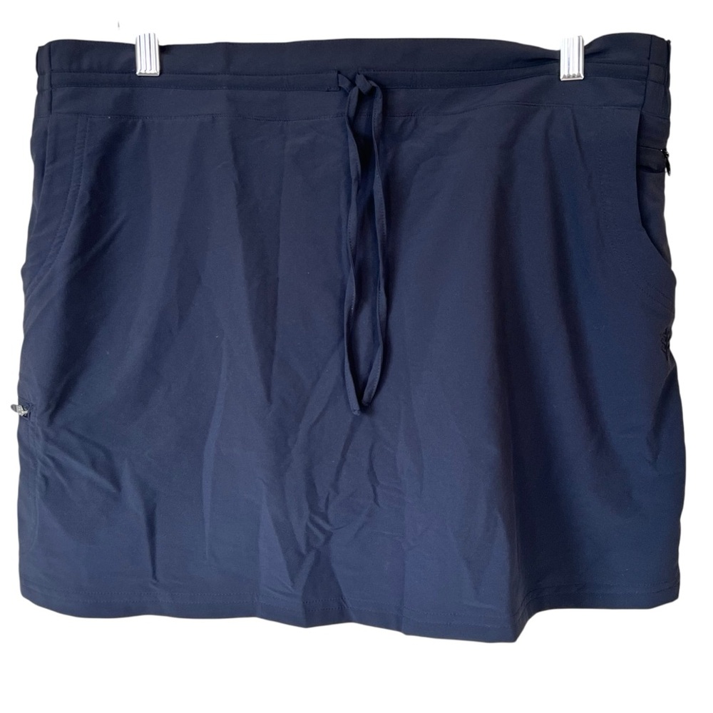 Coolibar Black Mendocino Travel Skort